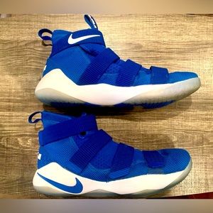 Nike Lebron Soldier XI Blue Sneakers Men Size 14